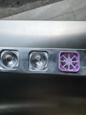6 otworów pentagramy Lipstick Form Kit Gorąca wypełnienie Aluminium