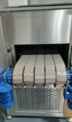 SUS304 Zamówiona automatyczna linia produkcyjna Maszyna do tunelu zamarznięcia o pięciu pasach