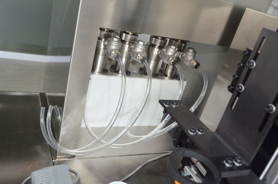 Cztery kolorowe granulowane kule izolacyjne maszyna do napełniania kremem